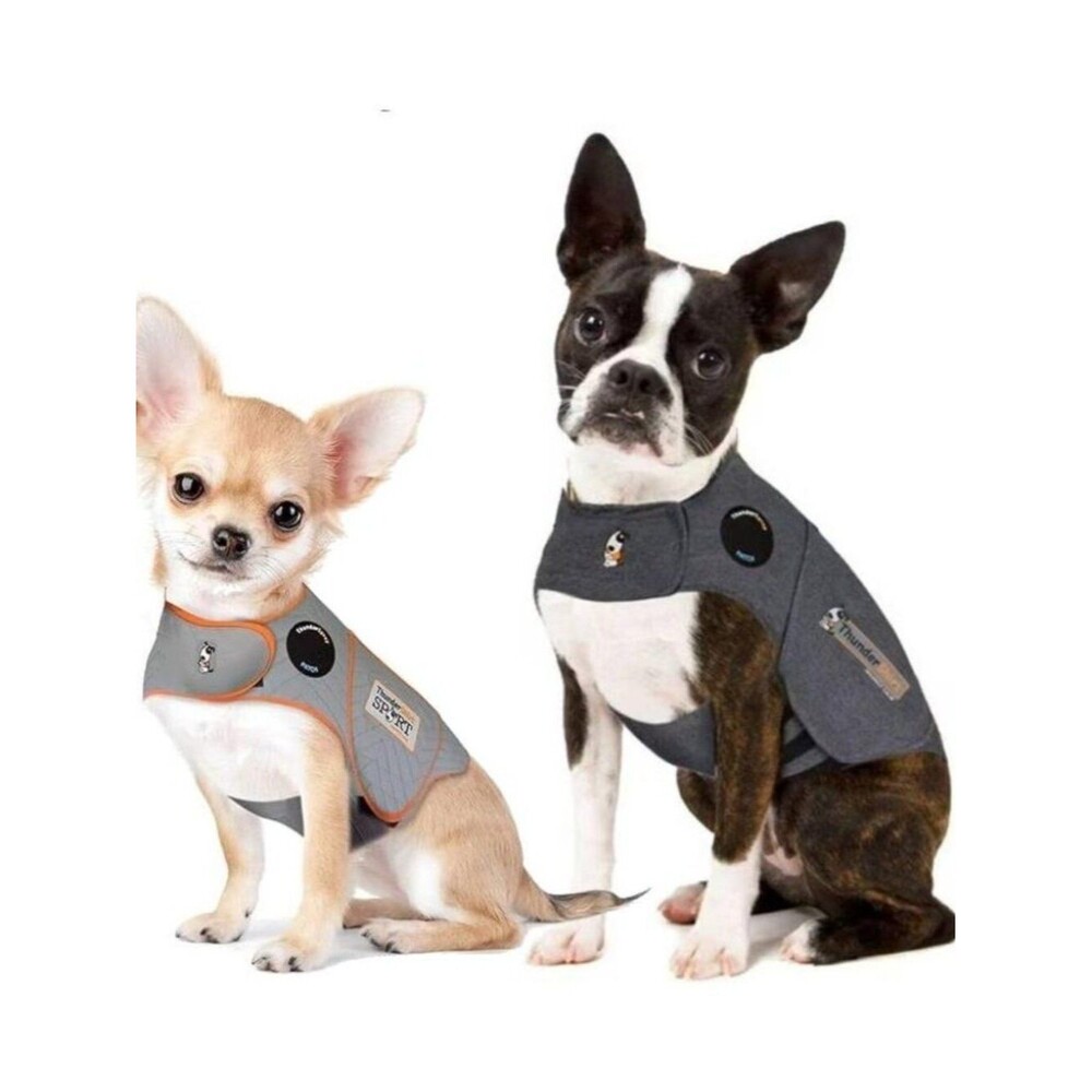 ThunderShirts Solid Grey and Sport for Dog Anxiety New BENEFITS SENIOR RESCUE
